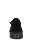 Mayfield Buckle Strap Fur Platform Classic Slip-On Shoes-2 Colors