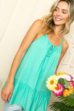 RUFFLED BOTTOM TUNIC TANK TOP-4 COLORS