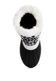Capucine Fur Collar Contrasting Lug Sole Boots- 2 Colors