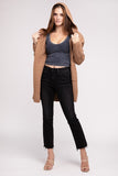 Hooded Open Front Sweater Cardigan-4 Colors