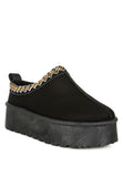 Jesters Embroidered Platform Classic Slip-On Shoes-4 Colors