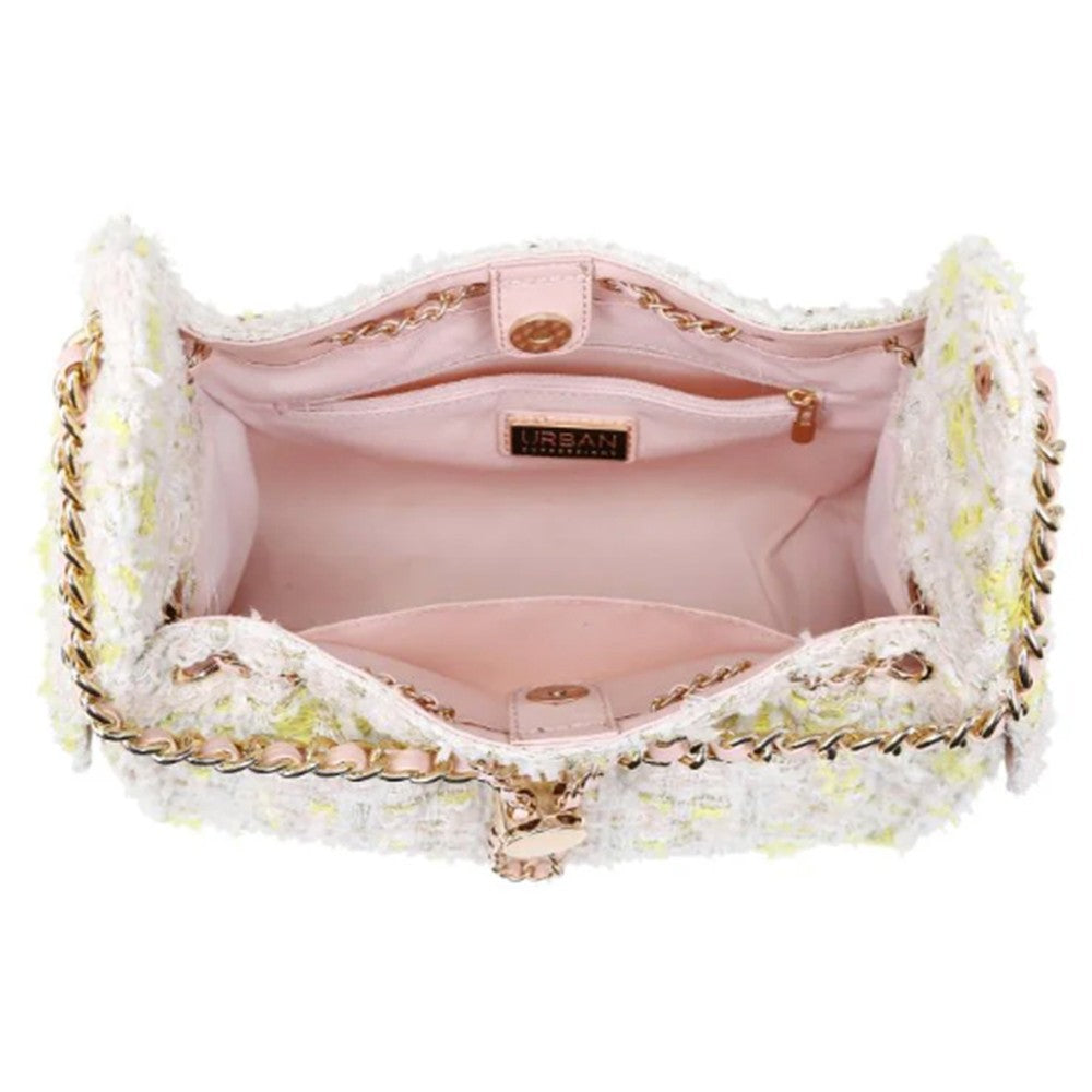 Pink/Yellow Chain Purse