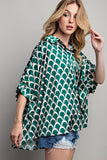 LIGHT SATIN PRINT BUTTON DOWN SHIRT-2 COLORS