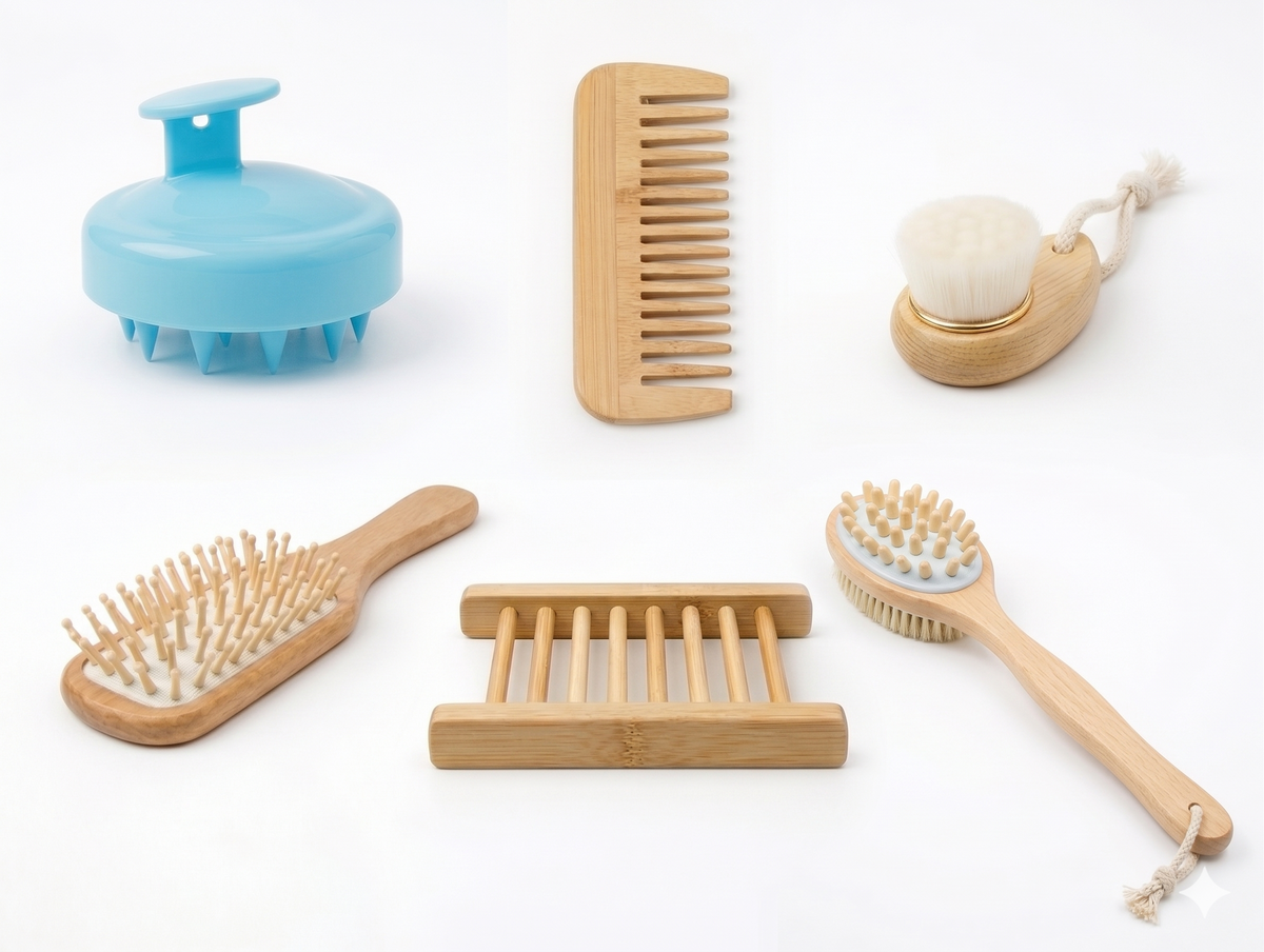 Bath Essentials Self Care Set. 6-Pack.