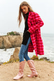 Textured Knit Tweed Double Button Coat Jacket-2 Colors