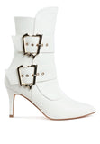 Ebera Chunky Buckle Strap Ankle Boots- 2 Colors