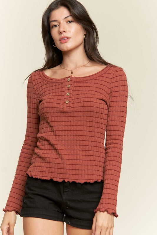 ROUND NECK STRIPE TOP-3 COLORS