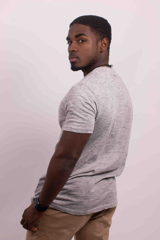 Men's Tri-Blend V-Neck T-Shirt-6 Colors