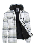 Men's Flannel Sherpa Lining Jacket- 8 Colors