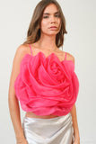 3D Flower Decor Cami Tank Top- PRE-ORDER