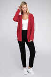 Melange Open Front Sweater Cardigan- 4 Colors