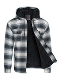 Men's Flannel Sherpa Lining Jacket- 8 Colors