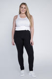 Plus Size Everyday Leggings with Pockets-5 Colors