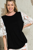 LACE SLEEVES TOP-5 COLORS