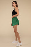 Wide Band Tennis Skirt with Zippered Back Pocket-3 Colors