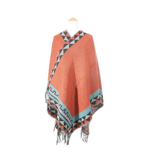 VINTAGE TRIBAL PONCHO- 3 COLORS