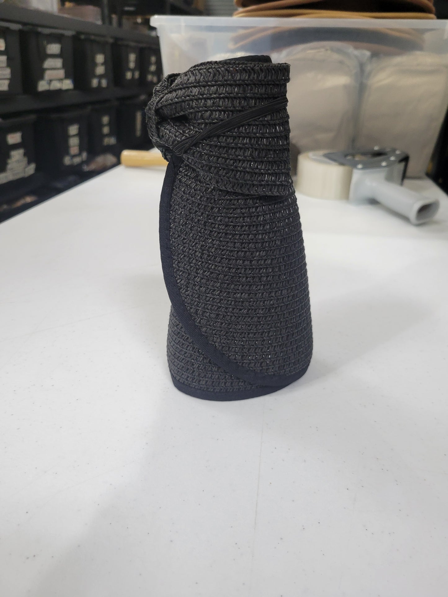 Foldable Wide Brim Bow Visor Hat