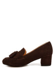 Aloha Tassels Detail Suede Loafers- 2 Colors