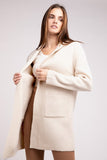 Hooded Open Front Sweater Cardigan-4 Colors