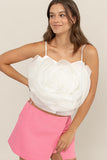 3D Flower Decor Cami Tank Top- PRE-ORDER