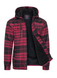 Men's Flannel Sherpa Lining Jacket- 8 Colors