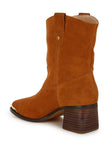 Emberly Suede Square Toe Ankle Boots- 2 Colors