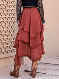 Tasha Tiered Midi Skirt-3 Colors