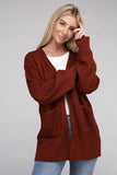 Low Gauge Waffle Open Cardigan Sweater-4 Colors