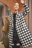 Textured Knit Tweed Double Button Coat Jacket-2 Colors