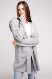 Hooded Open Front Sweater Cardigan-4 Colors