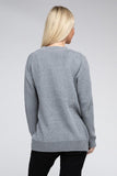 Melange Open Front Sweater Cardigan- 4 Colors