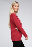 Melange Open Front Sweater Cardigan- 4 Colors