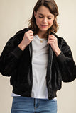 REVERSIBLE ALL WEATHER FUR LINED BOMBER JACKET-2 COLORS