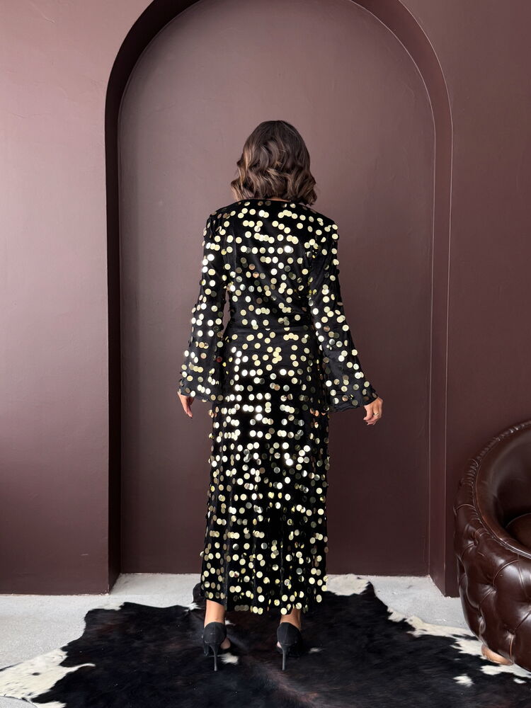 City of Dreams Skirt Set- Gold