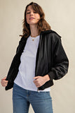 REVERSIBLE ALL WEATHER FUR LINED BOMBER JACKET-2 COLORS