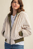 REVERSIBLE ALL WEATHER FUR LINED BOMBER JACKET-2 COLORS