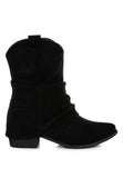 Bronco Slouchy Calf Boots- 2 Colors