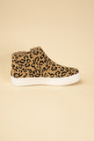 Route-S High Top Leopard Sneakers