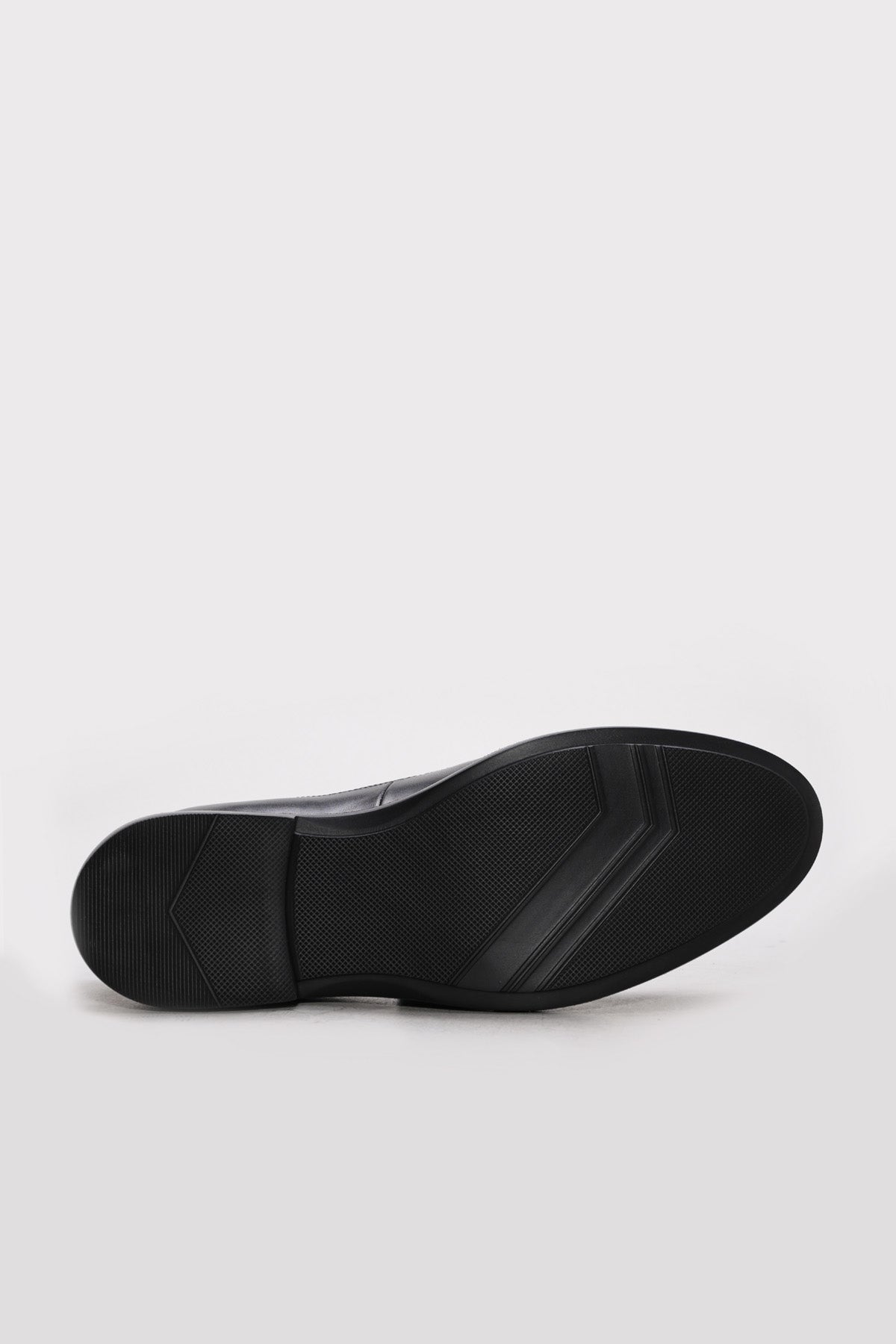 Black Textured Leather Perforated-Toe Dress Shoes for Men | Wessi