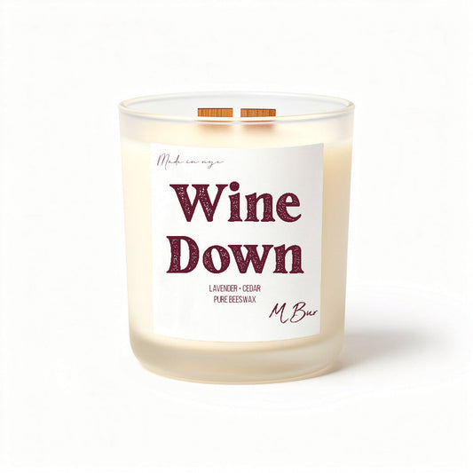 Wine Down Candle
