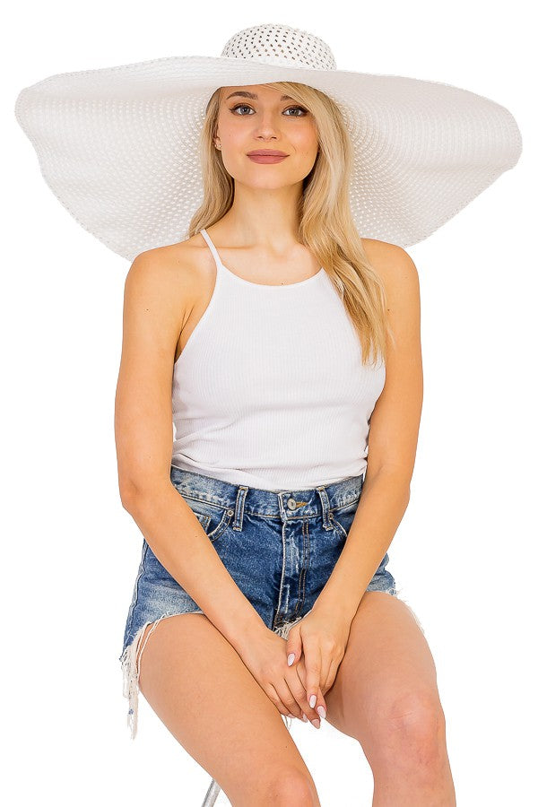 Oversized Beach Straw Hat (Pre-Order)
