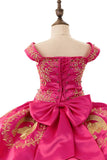 Kid's Charro Dress-Fuchsia (Pre-Order)