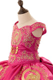 Kid's Charro Dress-Fuchsia (Pre-Order)