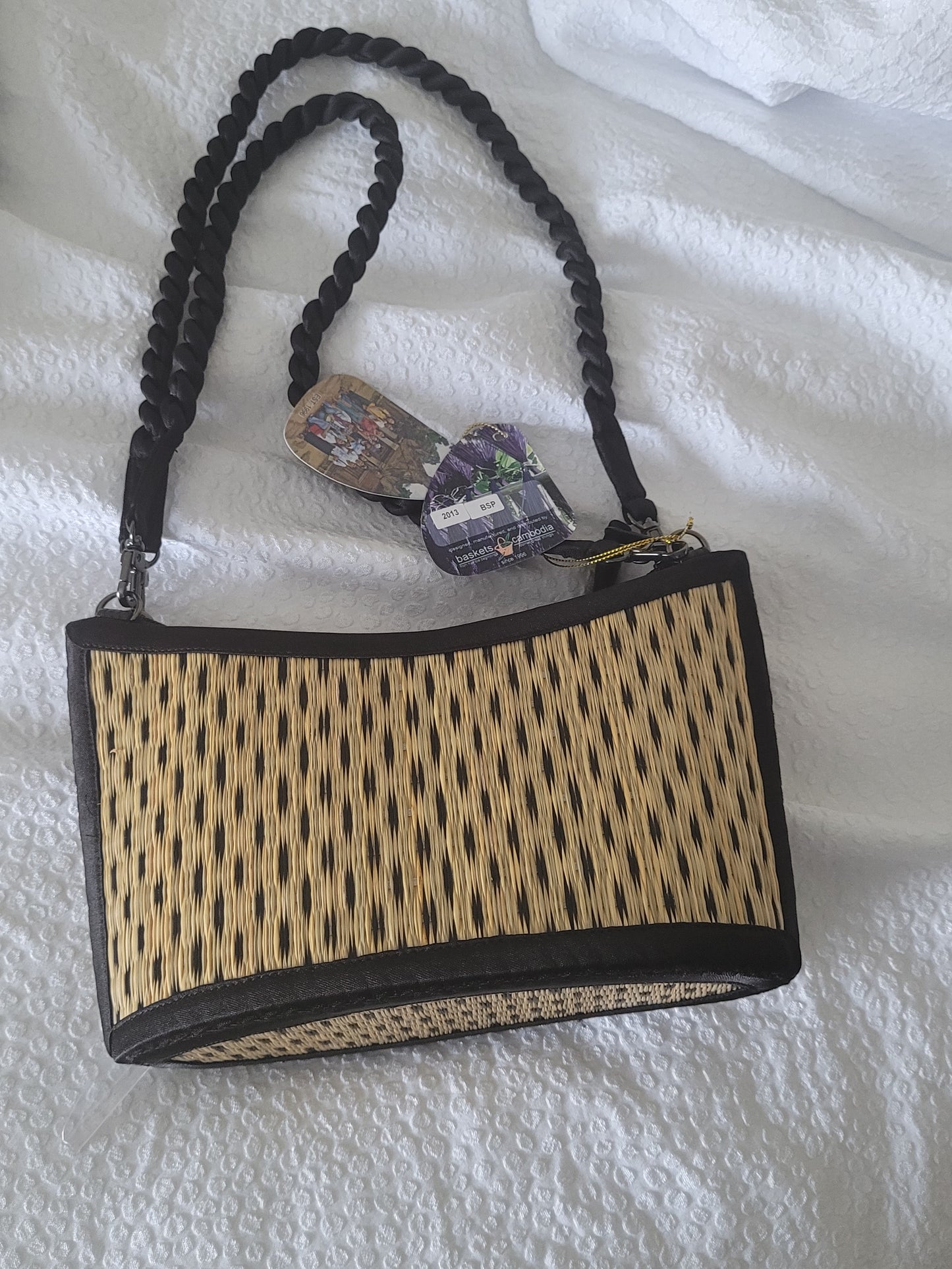 Handmade Tatami Cambodia Bag