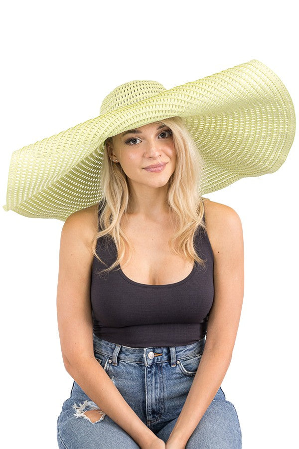 Extra Wide Floppy Wired Brim Hat (Pre-Order)