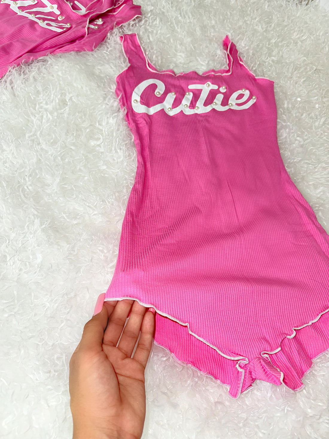 Cutie Pink Romper