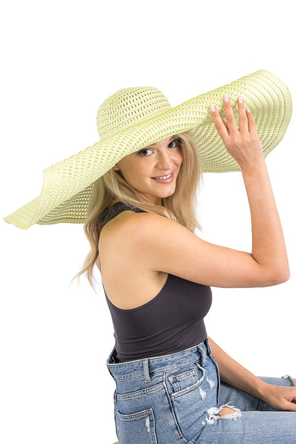 Extra Wide Floppy Wired Brim Hat (Pre-Order)