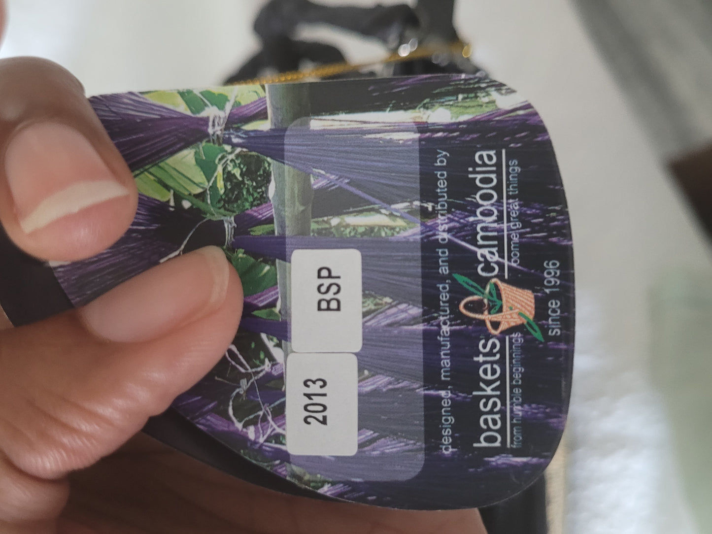 Handmade Tatami Cambodia Bag