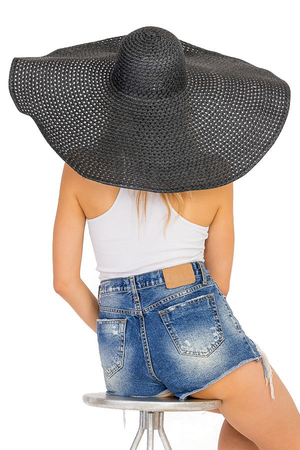 Oversized Beach Straw Hat (Pre-Order)