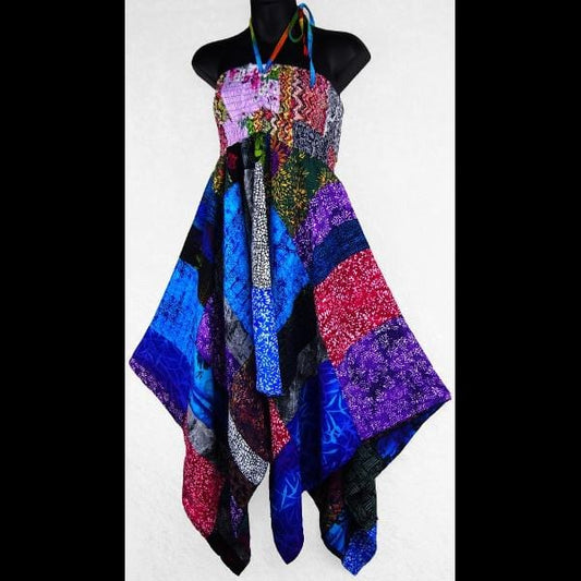 Smocked Pathwork Top/Skirt